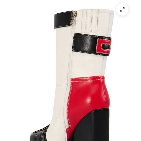 AZALEA WANG ALLONA RACER BOOTIE - 8.5 - Picture 2 of 3